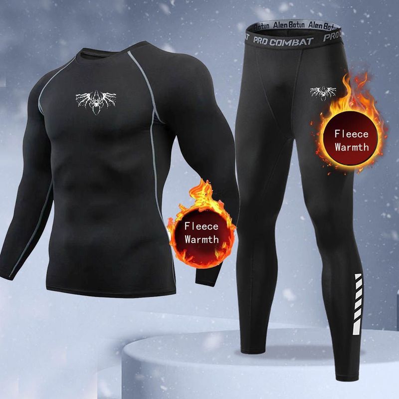 Thermal Long John - New 2-pieces Winter Warm Men Underwear