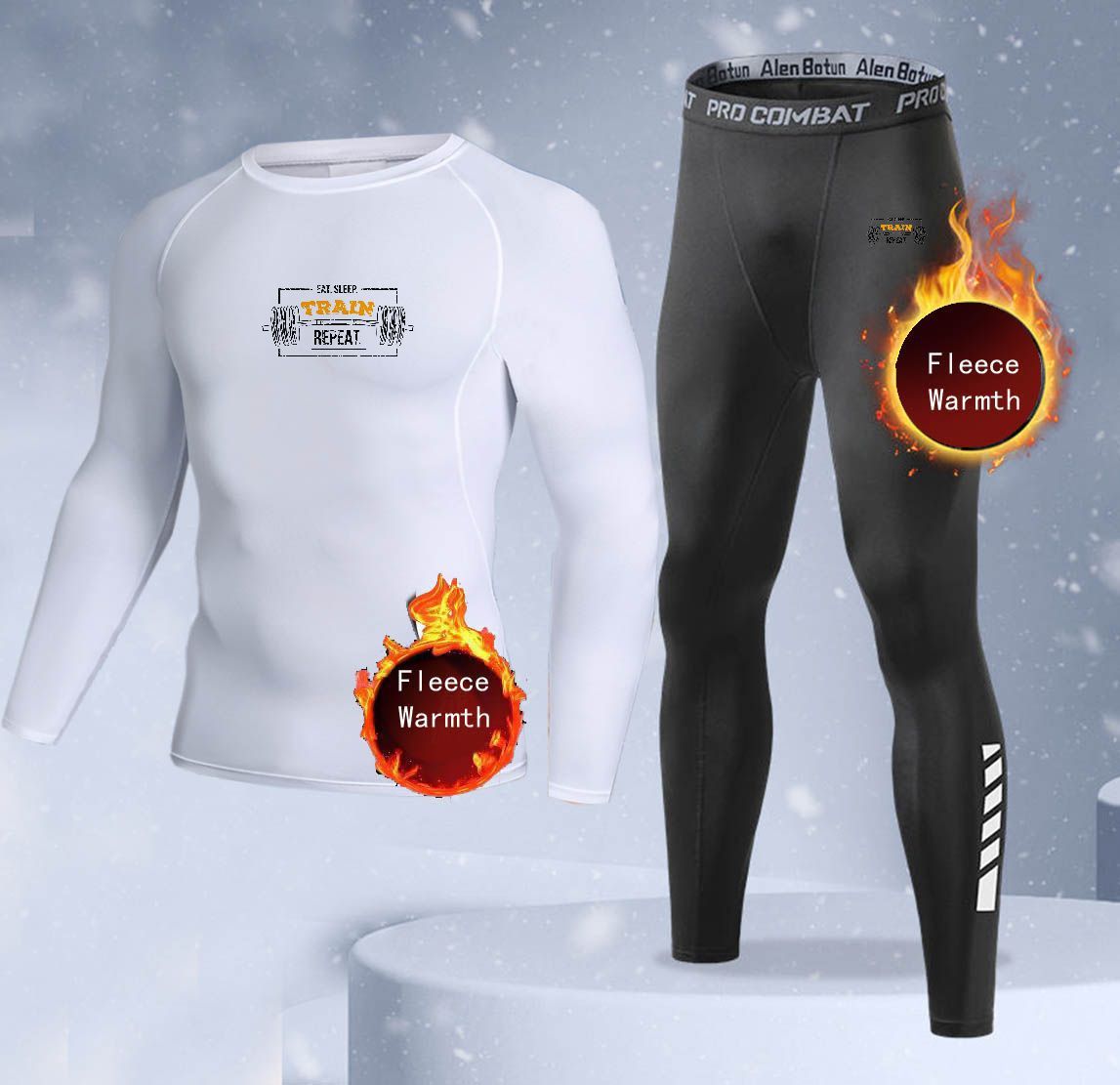 New 2-pieces Winter Warm Men U - đánh giá và giá Thermal Long John