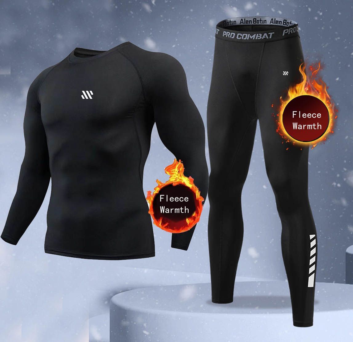 New 2-pieces Winter Warm Men U - đánh giá và giá Thermal Long John