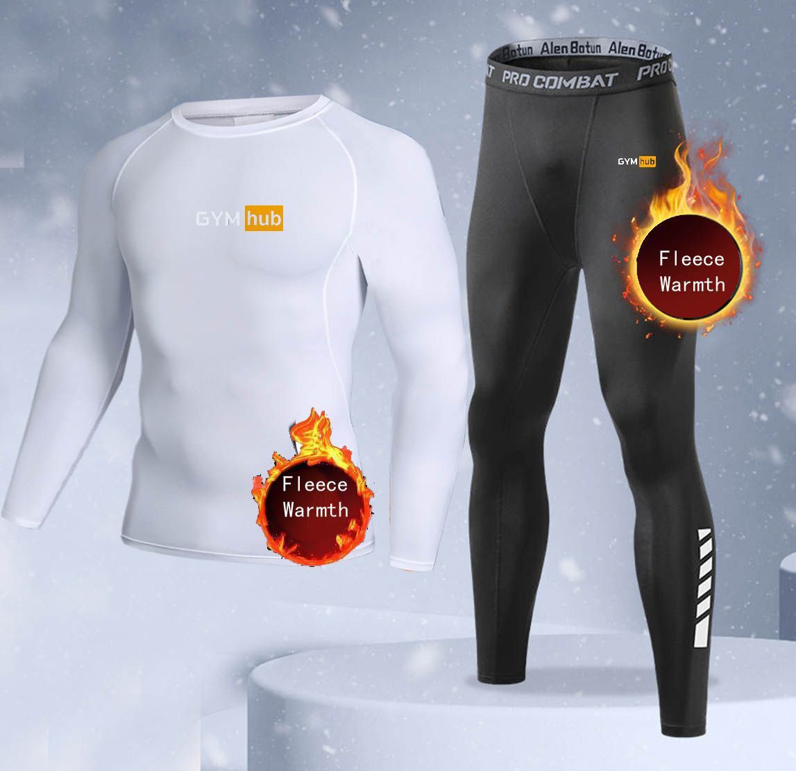 New 2-pieces Winter Warm Men U - đánh giá và giá Thermal Long John