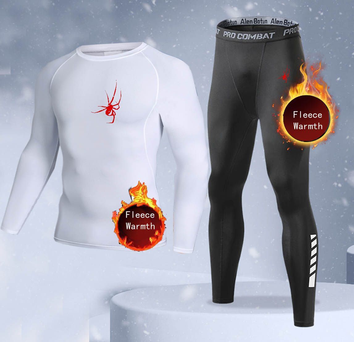 New 2-pieces Winter Warm Men U - đánh giá và giá Thermal Long John