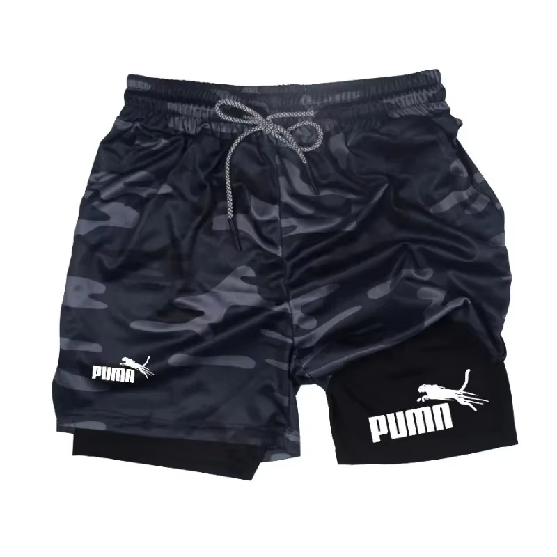Men's summer breathable 2-in-1 - đánh giá và giá Compression Shorts Athletes