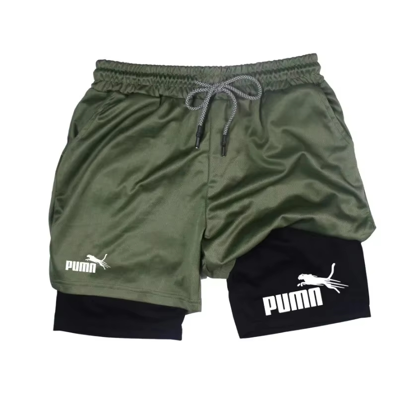 Men's summer breathable 2-in-1 - đánh giá và giá Compression Shorts Athletes