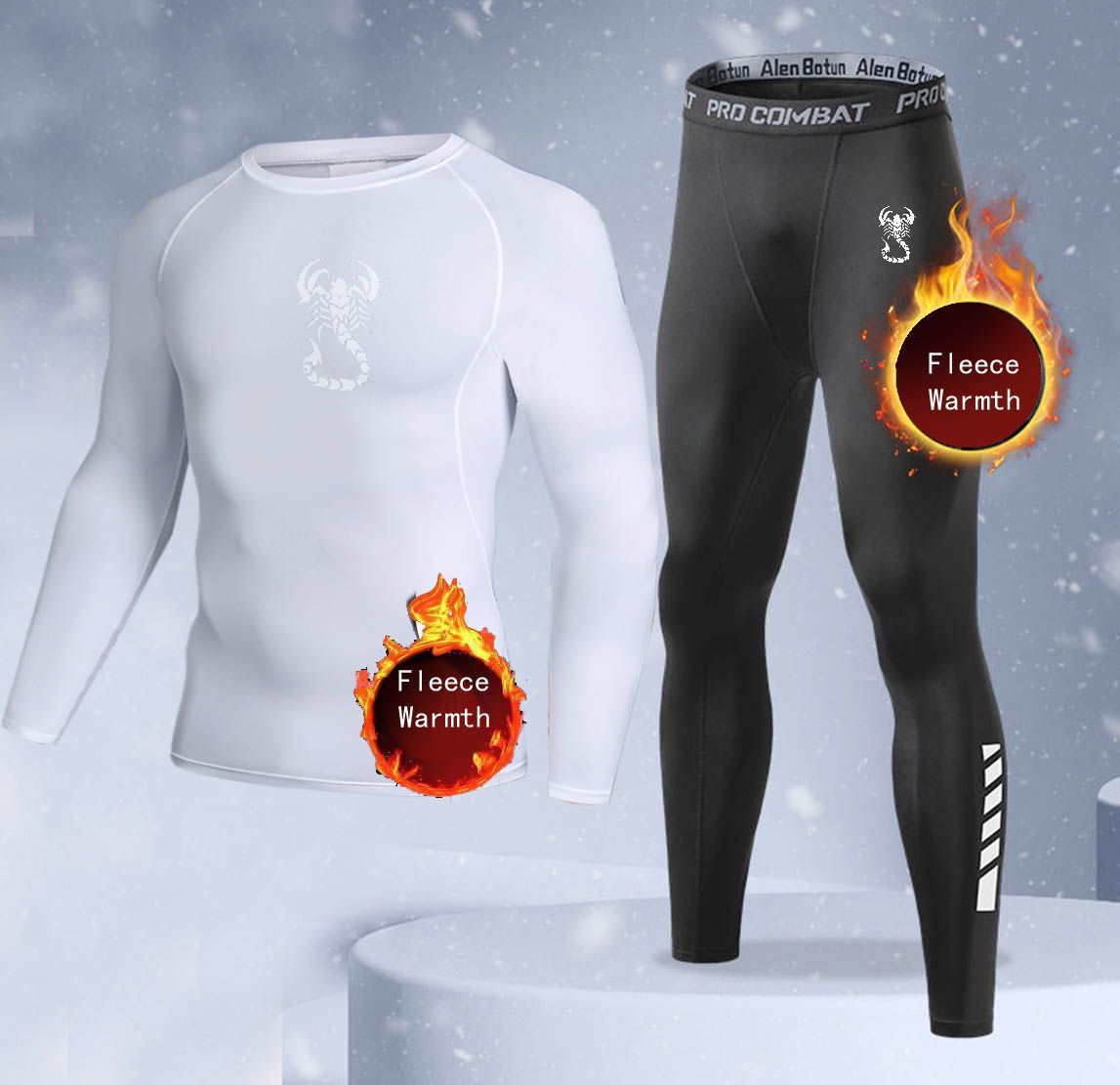 New 2-pieces Winter Warm Men U - đánh giá và giá Thermal Long John