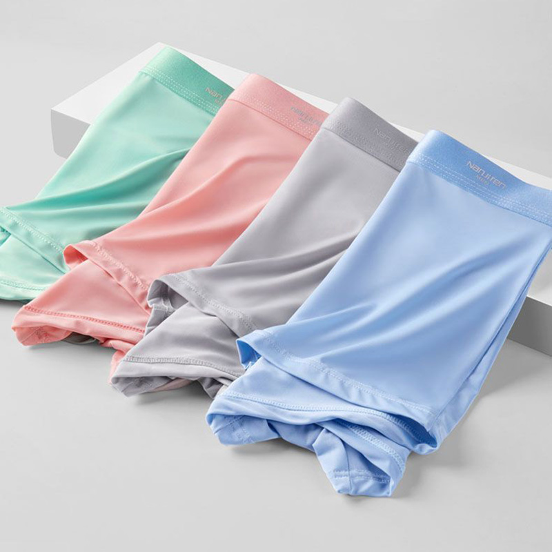 4Pcs Men's Underwear Ice Silk  - đánh giá và giá Multi Pack Underwear