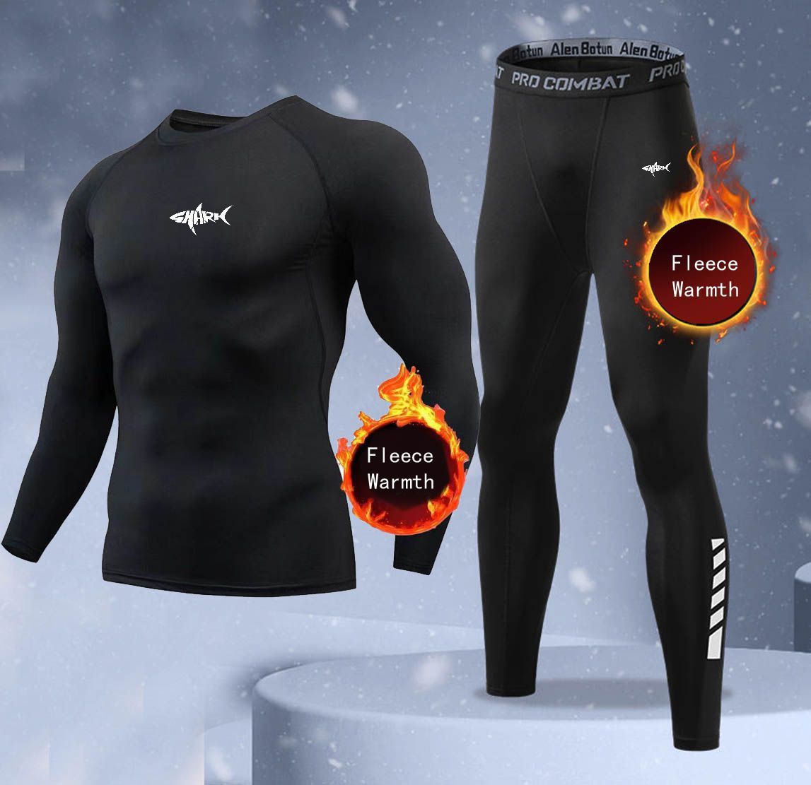 New 2-pieces Winter Warm Men U - đánh giá và giá Thermal Long John