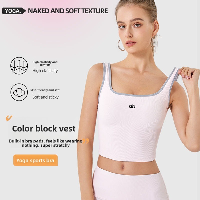 Women Summer Ribbed Yoga Tank  - đánh giá và giá Suspender Tank Top