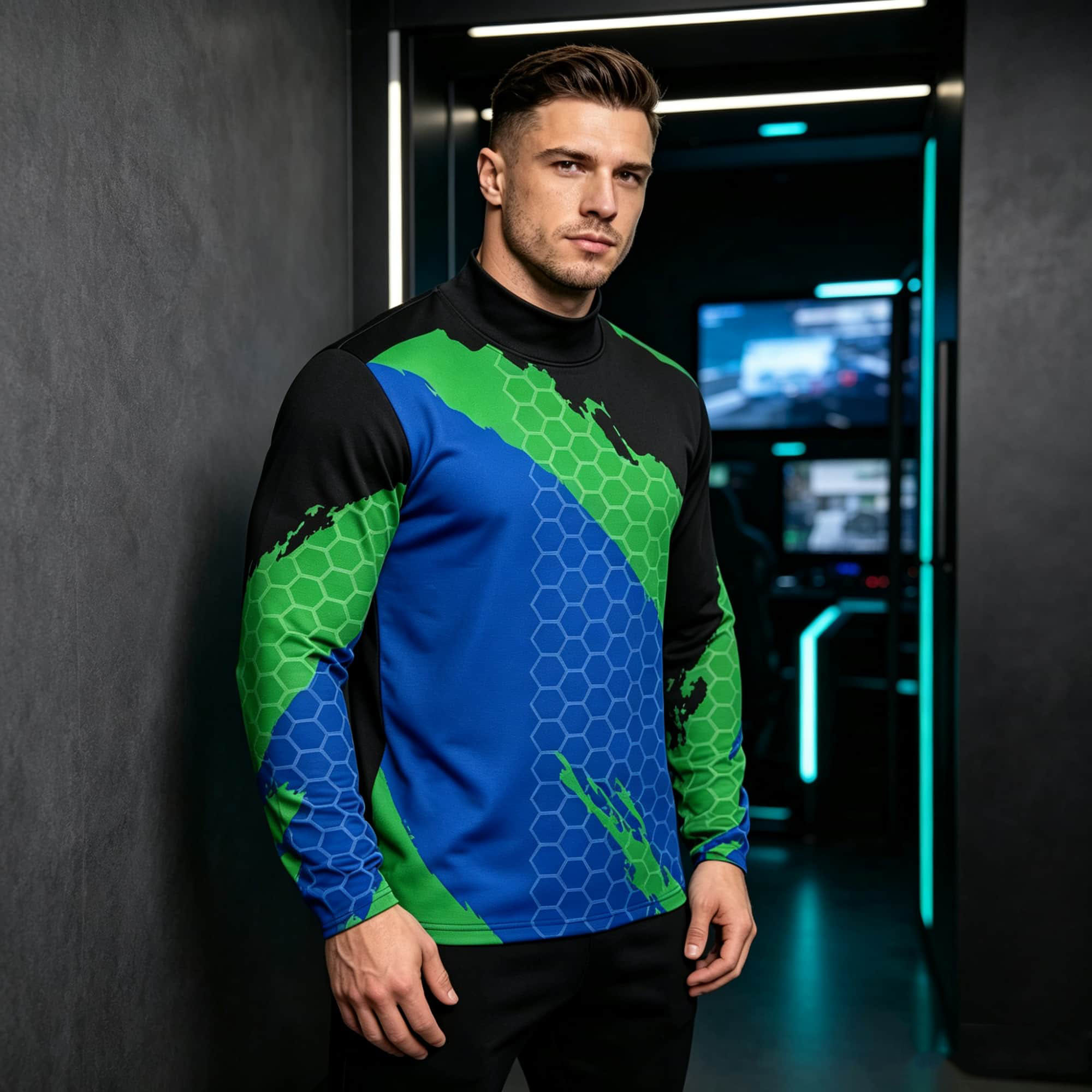 Men Contrast Color Honeycomb T - đánh giá và giá Base Layer Top