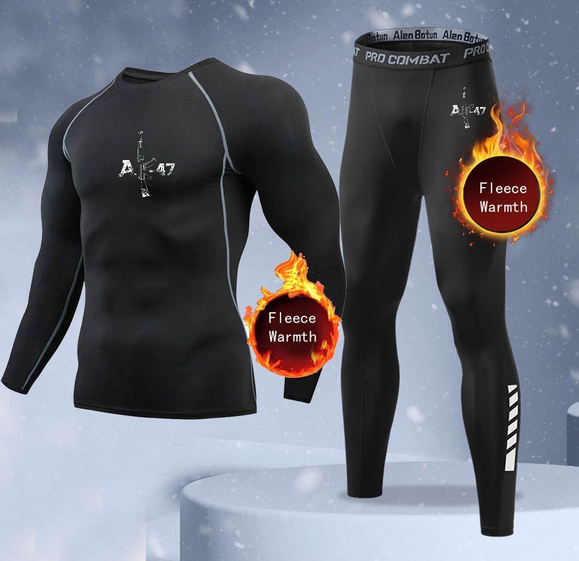 New 2-pieces Winter Warm Men U - đánh giá và giá Thermal Long John